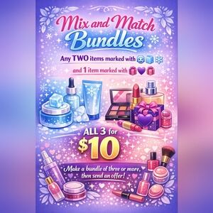 Mix and Match Bundle Deal ,2🥶🧊❄️1🎁💜
